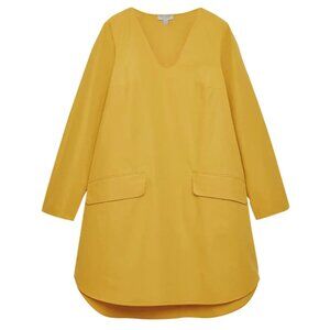 COS Yellow Voluminous A-Line Dress